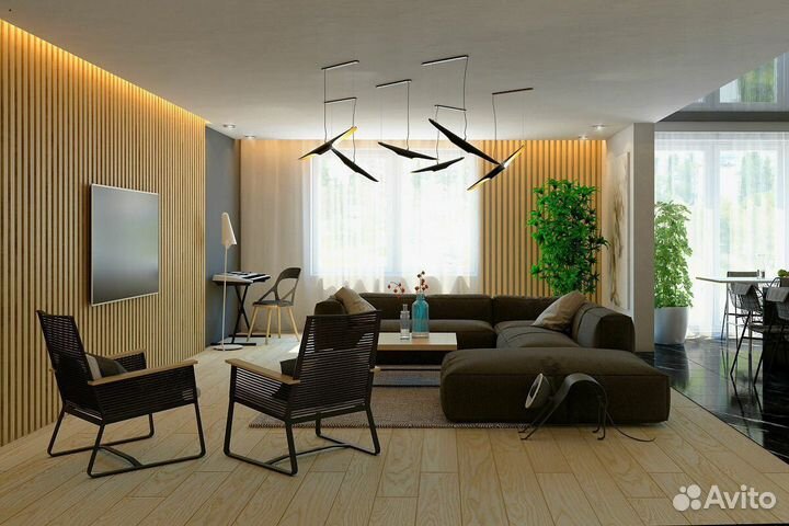 Декоративная перегородка, рейка