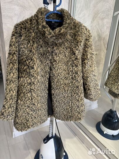 Искусственная леопардовая шуба