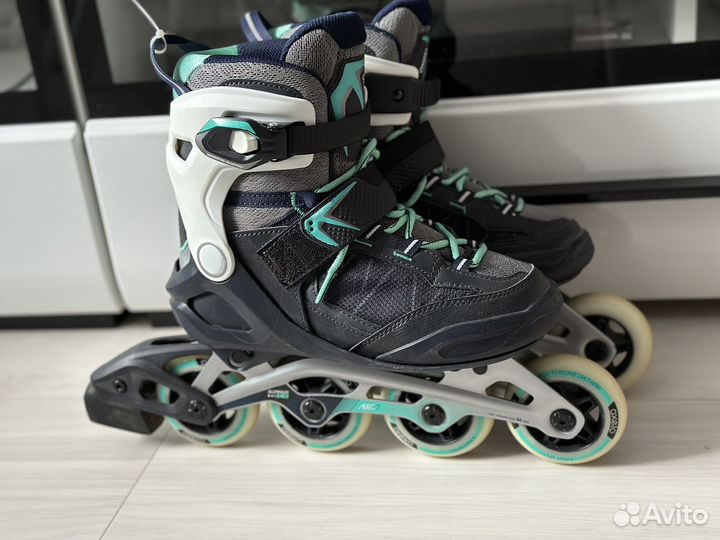Ролики женские Oxelo Fit 500 Декатлон 37,5