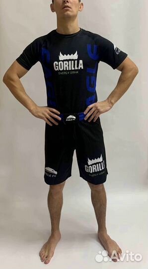 Комплект(футболка и шорты) Gorilla-eagle FC Blue