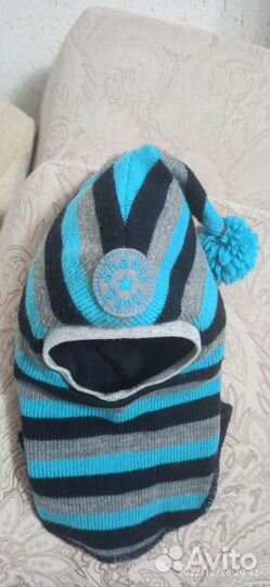 Шапка шлем для мальчика 48 50