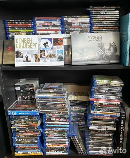 Огромная коллекция фильмов на blu-ray и 4k