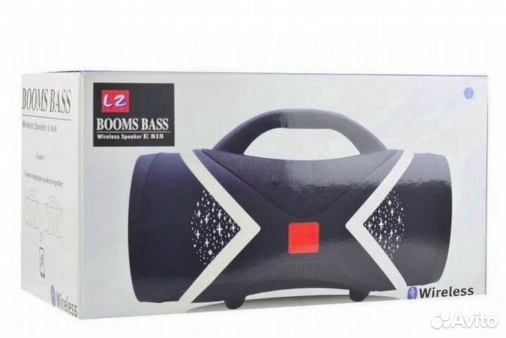 Колонка Booms Bass 40 Ватт с Подсветкой