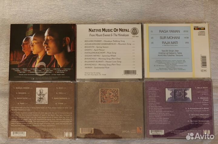 Компакт диски музыка Индия, Япония, Тибет другое