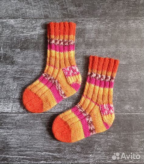 Носки вязаные детские