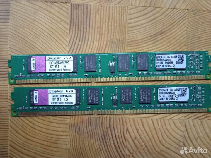 Оперативная память DDR, DDR2, DDR3