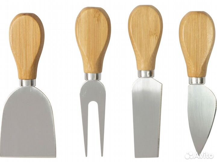 Набор для сыра из бамбука со съемной подставкой «C