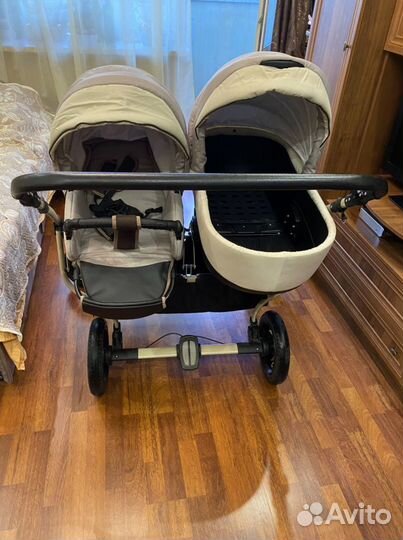 Коляска для двойни Indigo duo 18