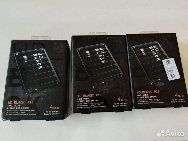 Новый HDD WD Black P10 Game Drive 4TB + гарантия объявление продам