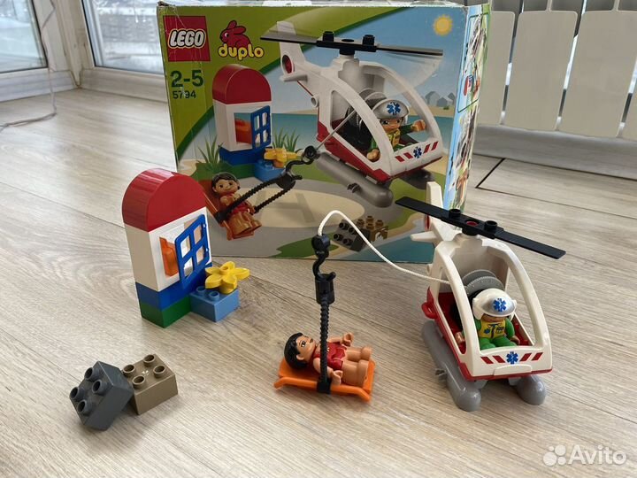 Конструктор lego duplo 5794 Вертолёт скорой помощи