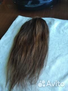 Шиньон из натуральных волос