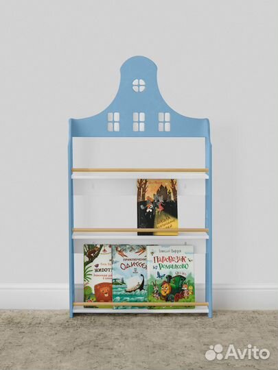 Стеллаж детский для книг 