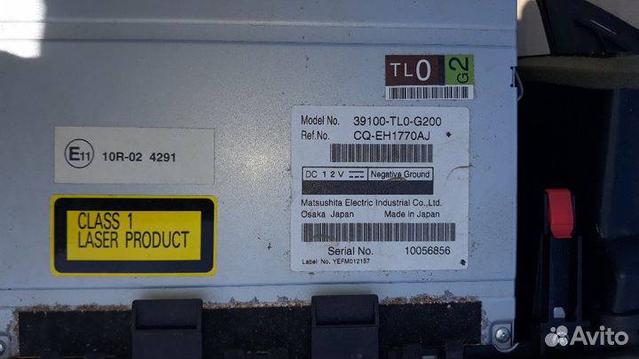 Магнитола на Honda Accord 8 CU2