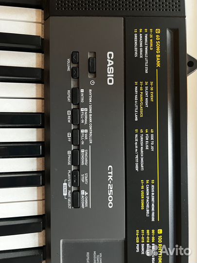 Синтезатор casio ctk-2500