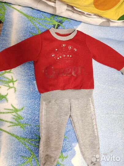 Теплый флисовый костюм