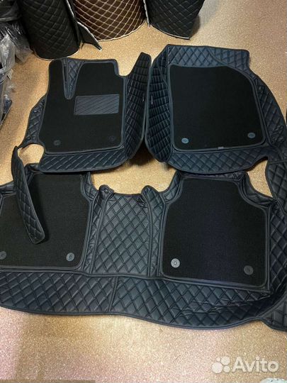 Коврики автомобильные 5D Premium экокожа
