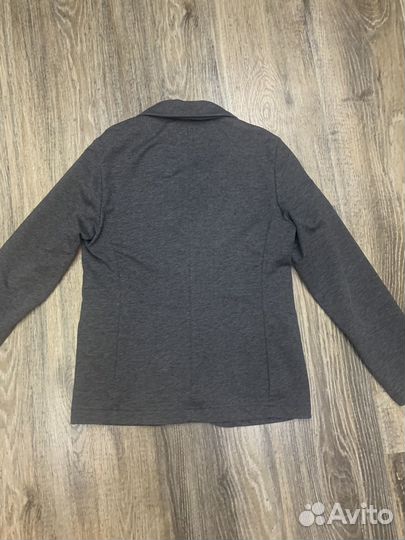 Пиджак трикотажный школьный для мальчика 146