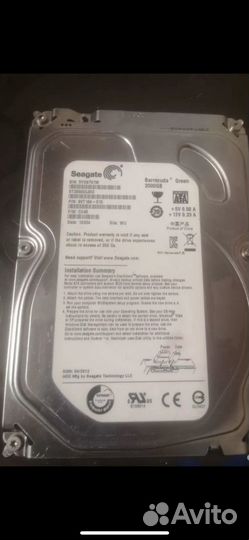 Жесткий диск Seagate barracuda 2 tb