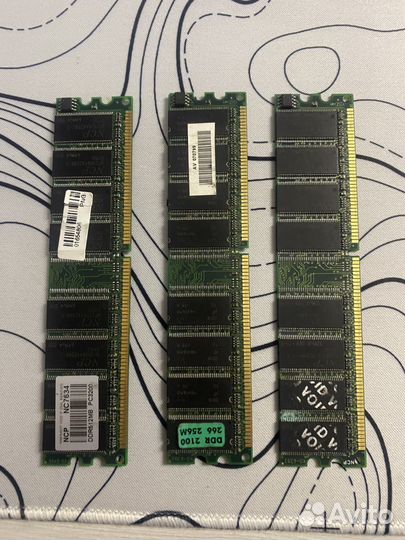 Оперативная память ddr 256MB