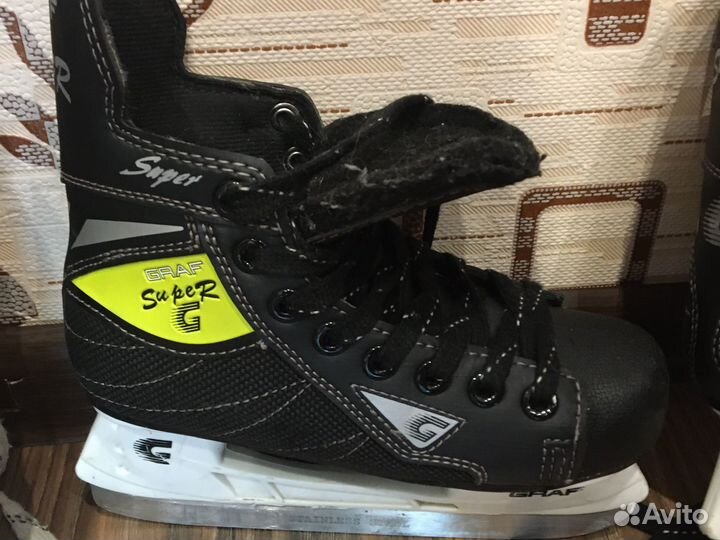 Коньки и Щитки хоккейные