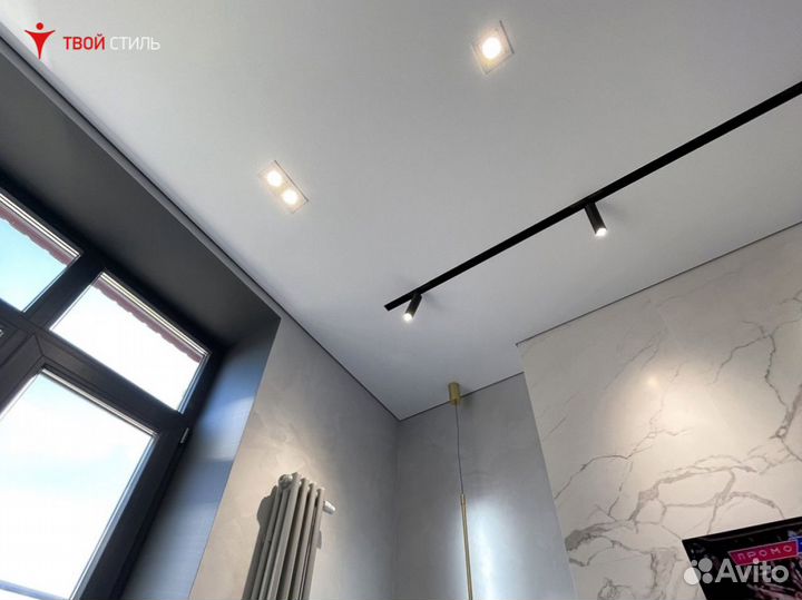 Натяжные потолки. Замер в день обращения