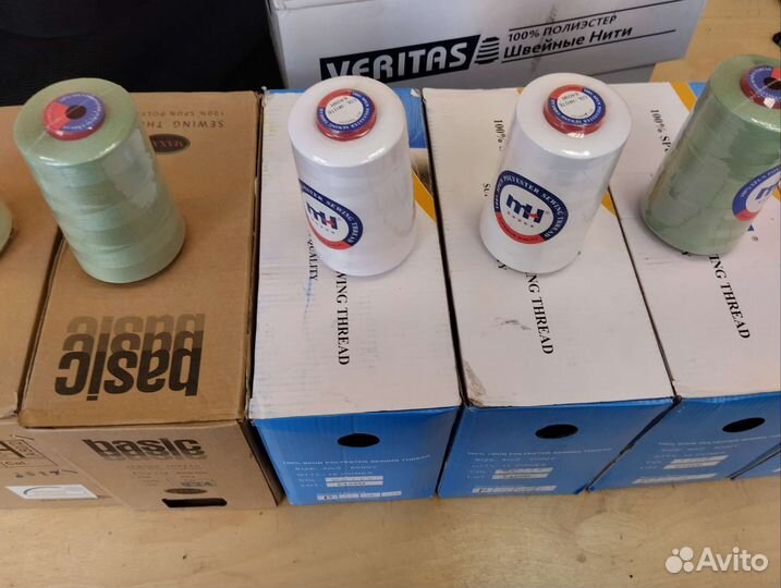Нитки швейные бабины