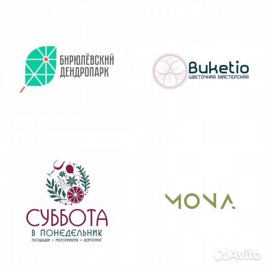 Разработка логотипа. Нейминг. Визитки