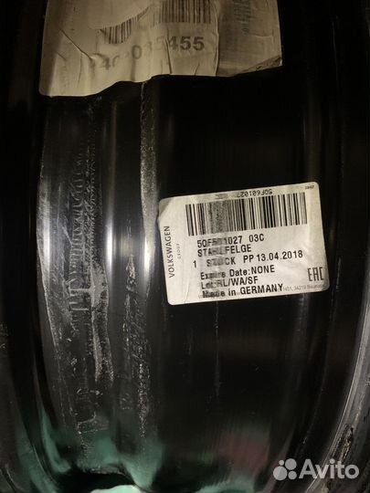 Колесные диски фольксваген r17