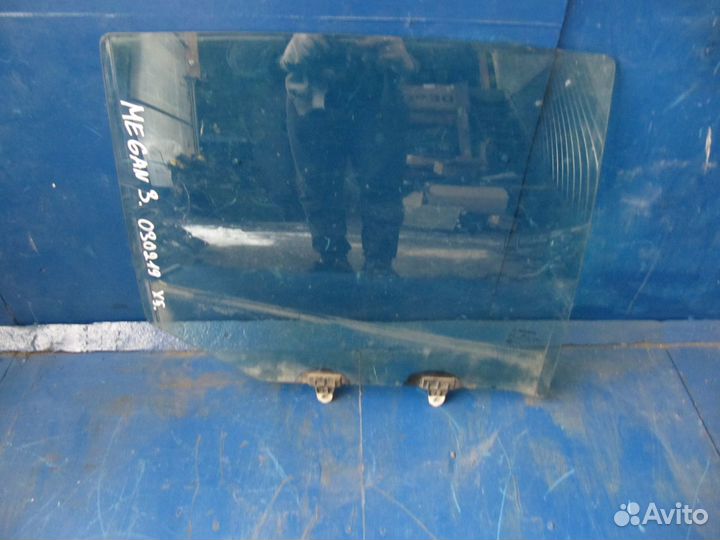 Стекло двери задней правой renault Megane III