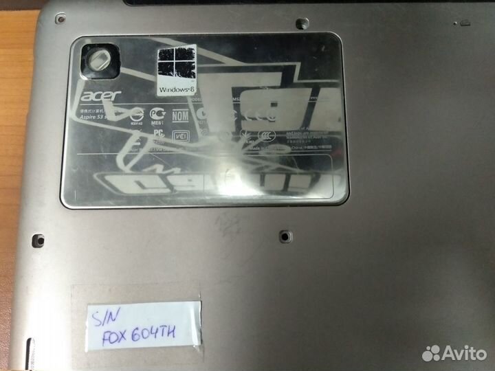 Поддон Acer Aspire S3-951