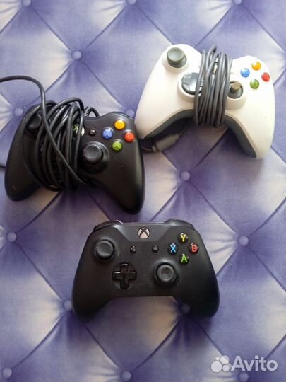 Геймпад джойстик xbox, беспроводные, проводные
