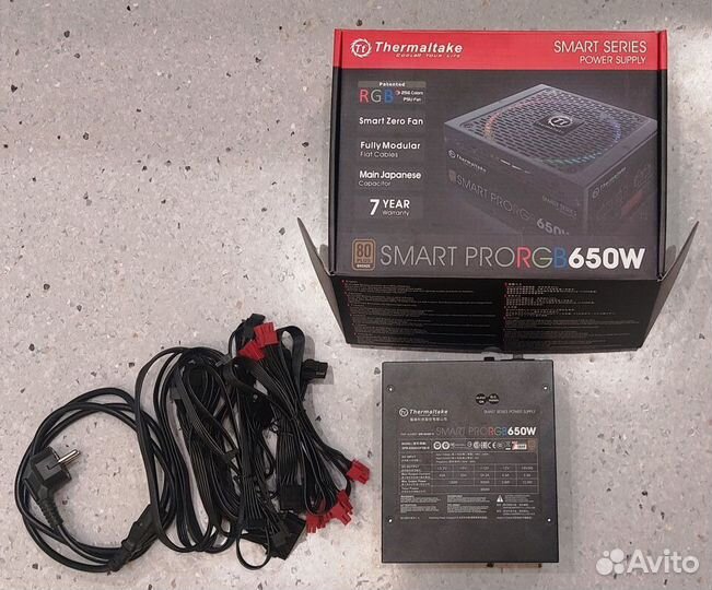Блок питания Thermaltake smart prorgb 650W
