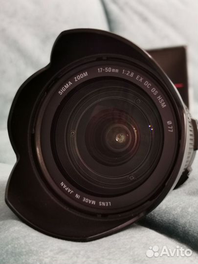 Объектив sigma 17-50mm F2.8 EX DC IS для canon