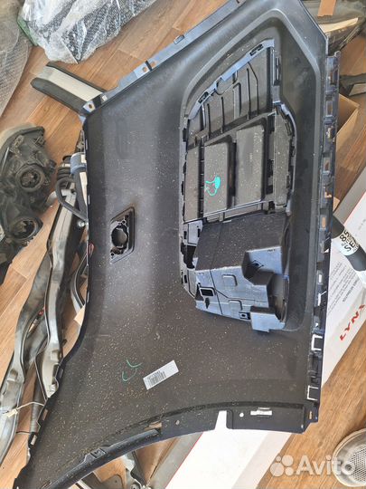 Бампер передний левая часть Audi Q5 2017