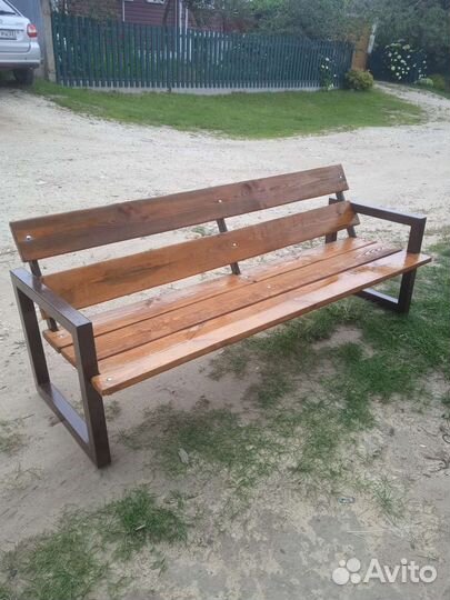 Скамейка лавочка садовая