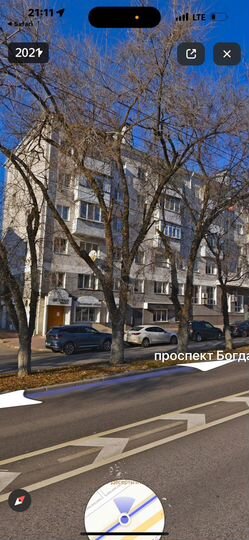 3-к. квартира, 43 м², 2/5 эт.