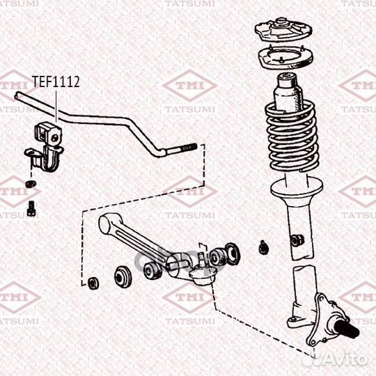 Втулка стабилизатора переднего TEF1112 tatsumi