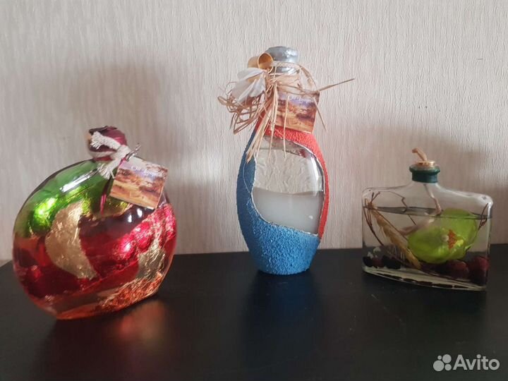 Продам гелевые свечи с сердечками в бокале. Арома