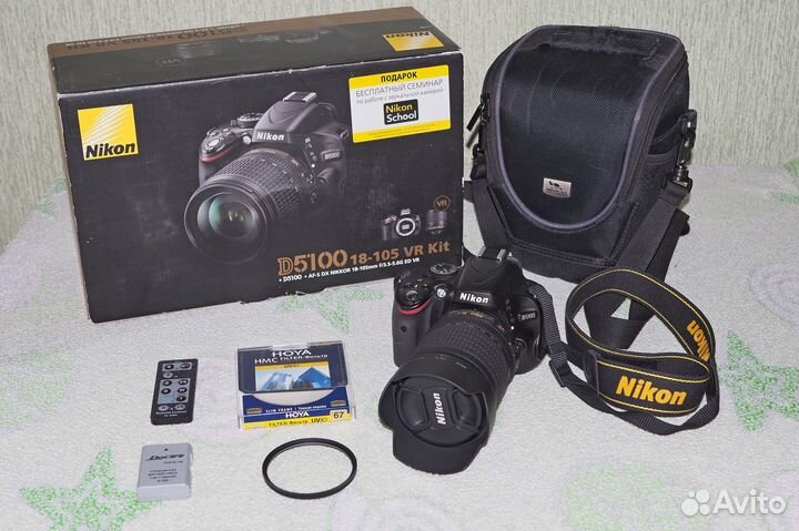 Фотоаппарат зеркальный Nikon D 5100 + kit 18-105
