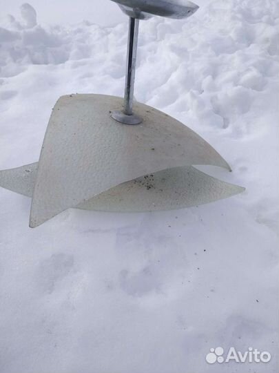 Люстра стекло+метал