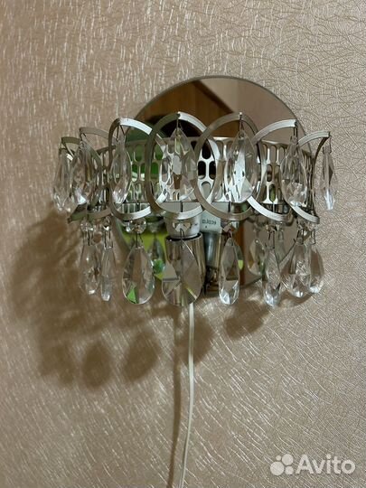 Люстра бра хрустальная