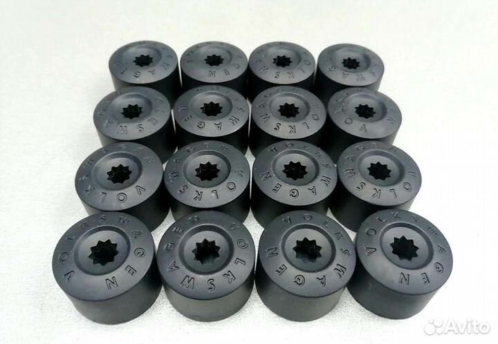 Колпачки на колесные болты volkswagen 17мм 20шт