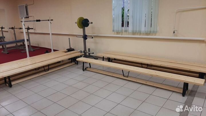 Скамьи гимнастические и гардеробные от производите