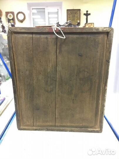 Икона Тихвинская Божья Матерь в окладе 19 век