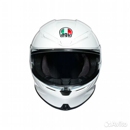 Шлем AGV K6 E2205 mono - white (новый). Оригинал