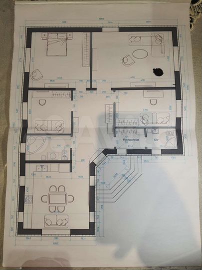 Дом 120 м² на участке 5 сот.