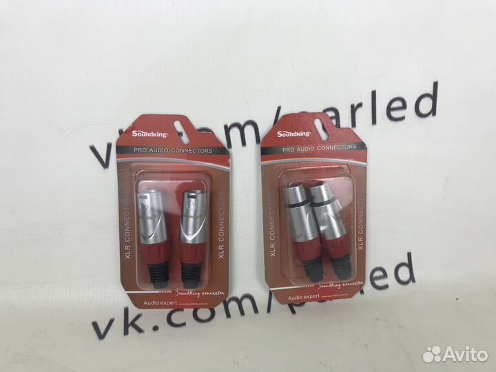 Разъемы для кабеля XLR папа, мама. Soundking