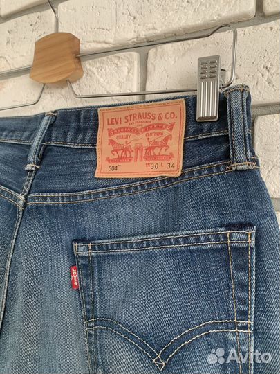 Мужские джинсы Levis 504 оригинал