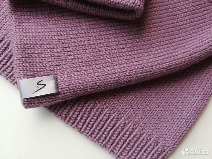 Вязаный комплект:снуд и шапка