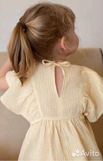 Муслиновый костюм для девочки line kids